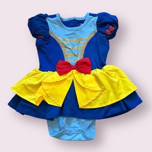 Disney Baby Snow White Princess Dress One Piece Short Sleeve 18/24 Months